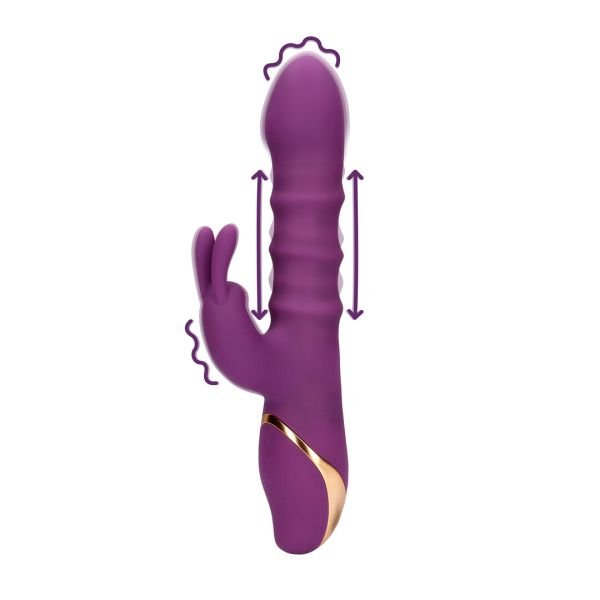 Vibrador conejo anillos móviles Loveline by Shots
