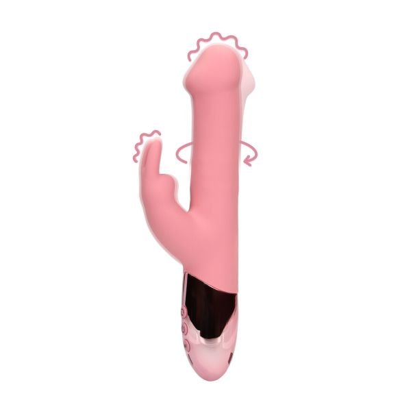 Vibrador conejo cuentas rotativas Loveline by Shots