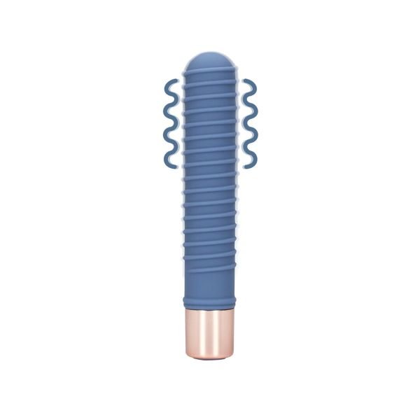 Loveline Vibrador Mini Acanalado Azul