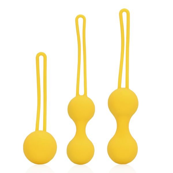 Loveline Set Ejercicio Bola Kegel Amarillo