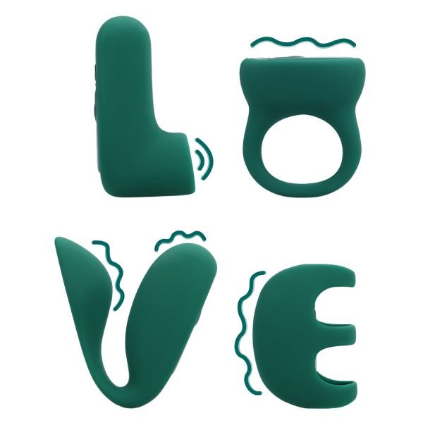 Loveline LOVE Explore Set Four Toys, Verde