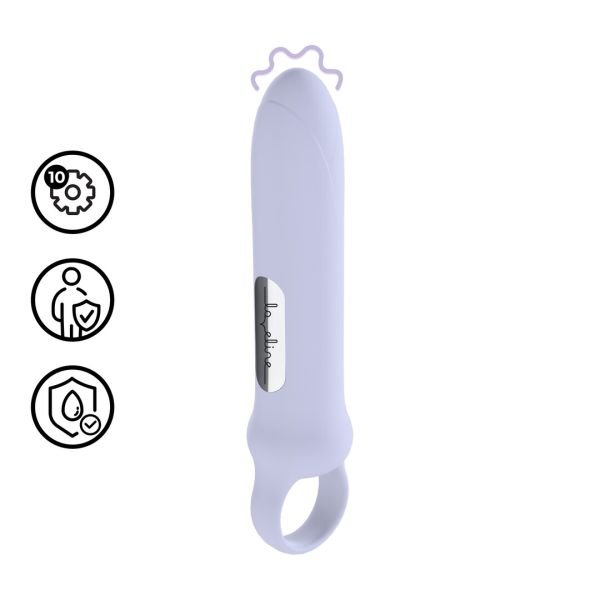 Loveline Masajeador Vibrador Lazo Agarre, Lavanda