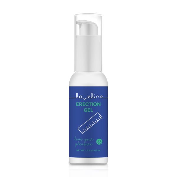 Gel de erección Loveline para masaje íntimo, 50 ml