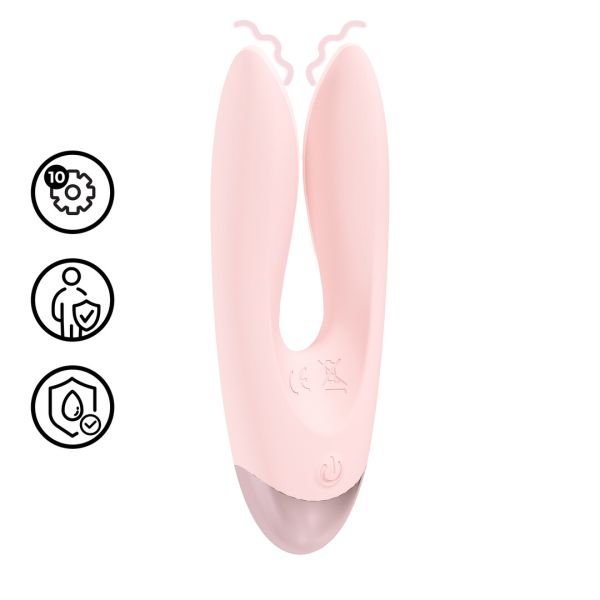 Loveline Amour Vibrador Romántico Dual Motor Rosa