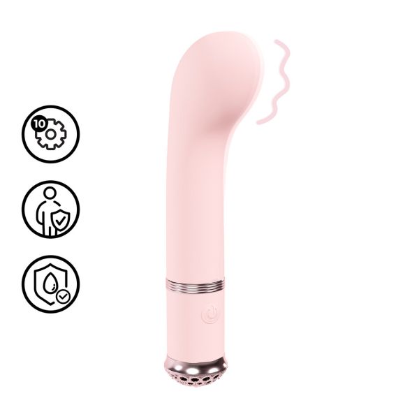 Vibrador Punto G Suave Rosa Cherie Loveline