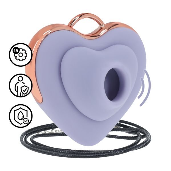Loveline Luvie Vibrador AirTap Forma Corazón Collar