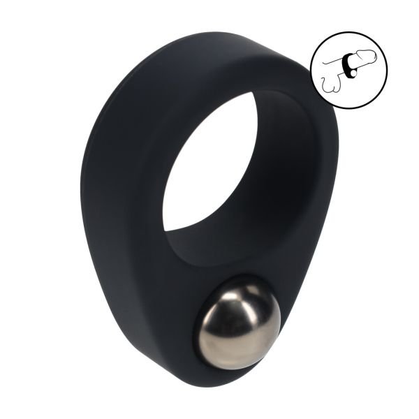 Levelz Single Weighted Anillo de pene con bola ponderada