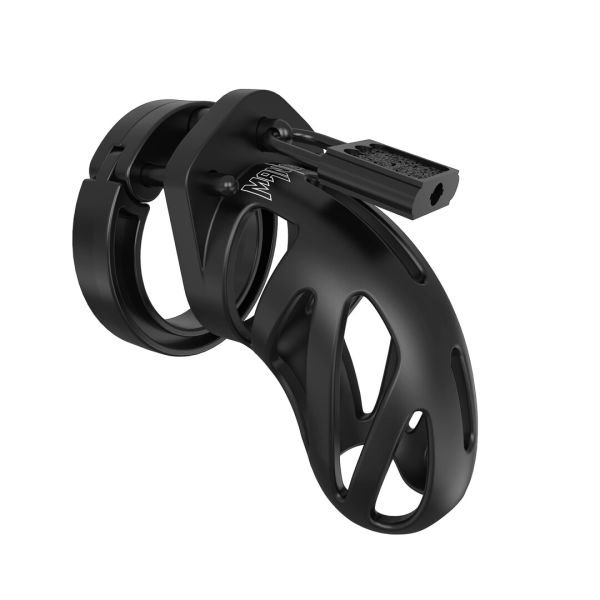 ManCage Modelo 24 Silicona Tamaño Medio 9cm Negro