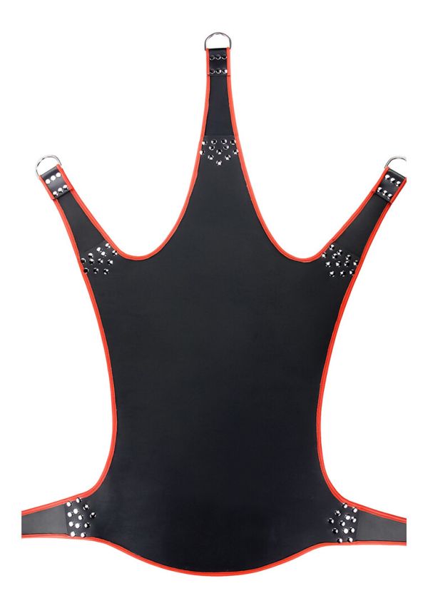 Sling cuero cinco puntos Mr. Sling con ribete rojo