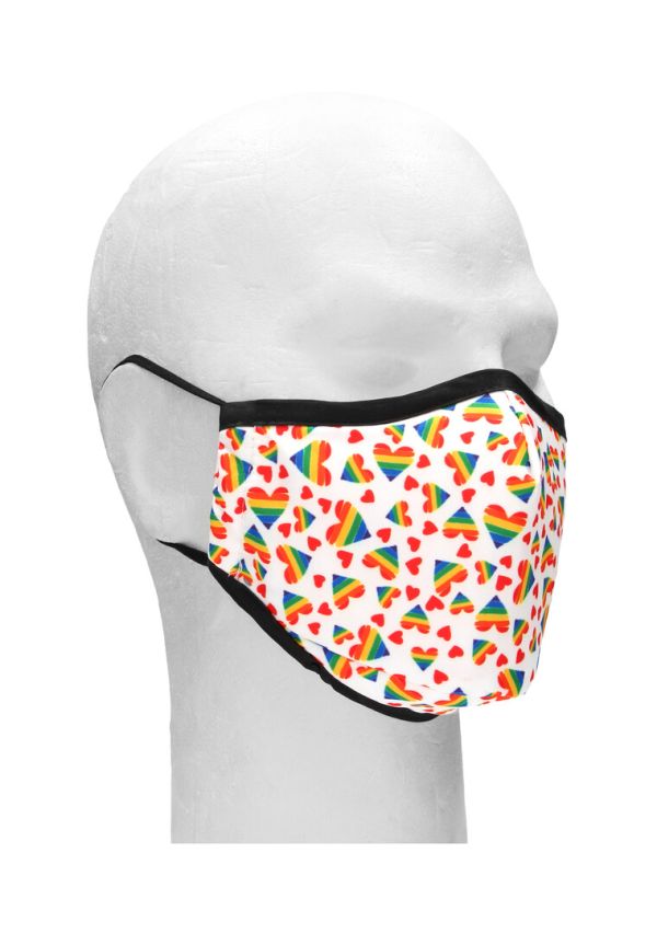 Masks by Shots Máscara Cara Moda Patrón Corazón