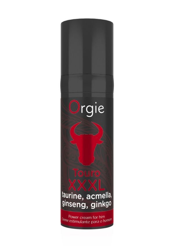 Crema erección XXL Orgie Touro fórmula potencia 15ml