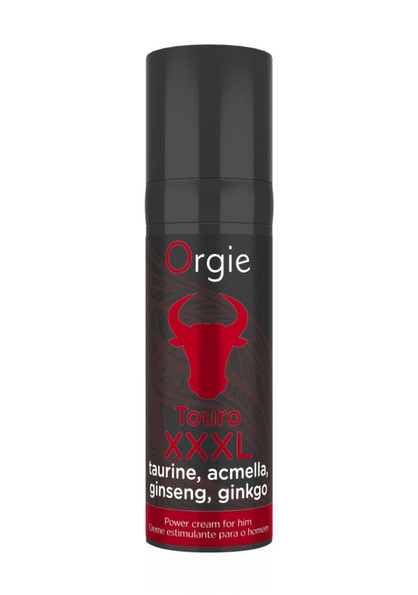 Crema erección XXL Orgie Touro fórmula potencia 15ml