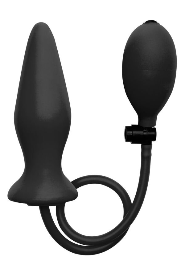 Ouch! Plug Anal Inflable de Silicona Suave