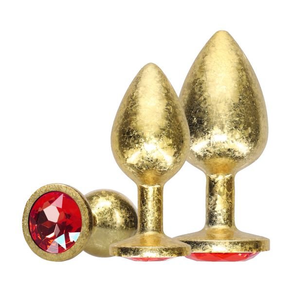 Ouch! Milan Collection Set Plug metal dorado 3 piezas
