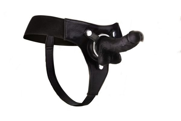 Ouch! Realistic Strap-On Harness Dildo, 20 cm, Desmontable