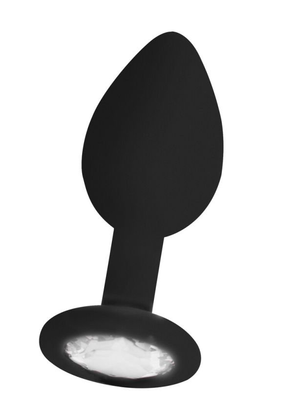 Ouch! Diamond-Shaped Silicone Anal Plug Tamaño Regular