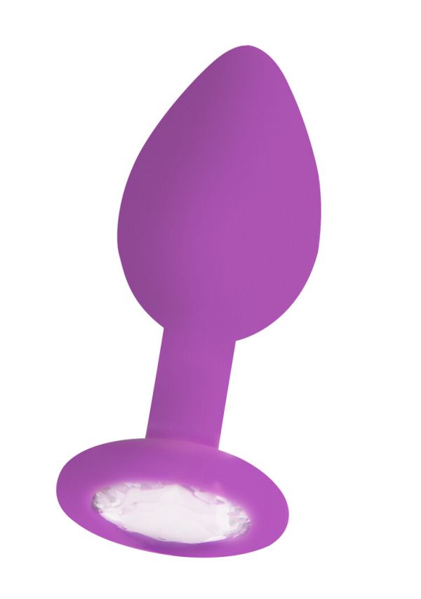 Ouch! by Shots Diamante silicona enchufe anal regular