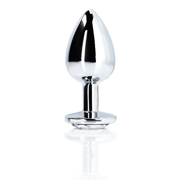 Ouch! Plug anal de acero Metal Diamond Large