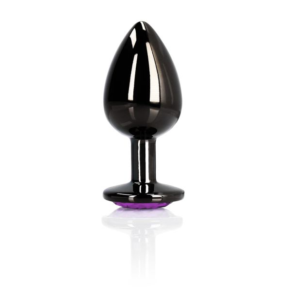 Ouch! Heart Gem Metal Plug Pequeño Amatista
