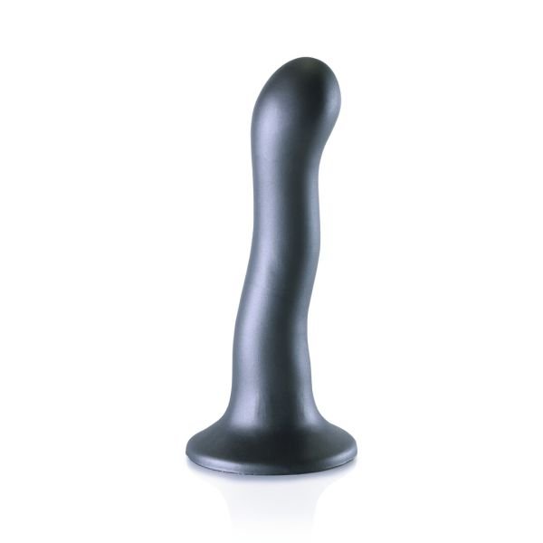 Dildo punto G ultrasáno curvo Ouch! by Shots 17 cm metal