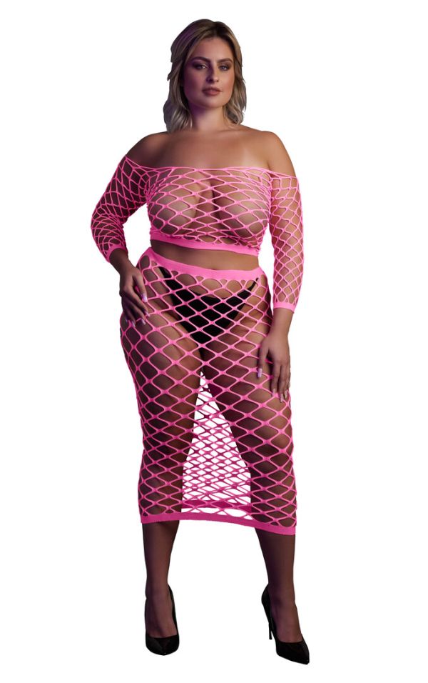 Conjunto Off-Shoulder Ouch! Sleeve Largo