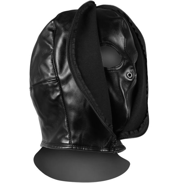 Ouch! Máscara Bondage Dual-Hood con Zippers