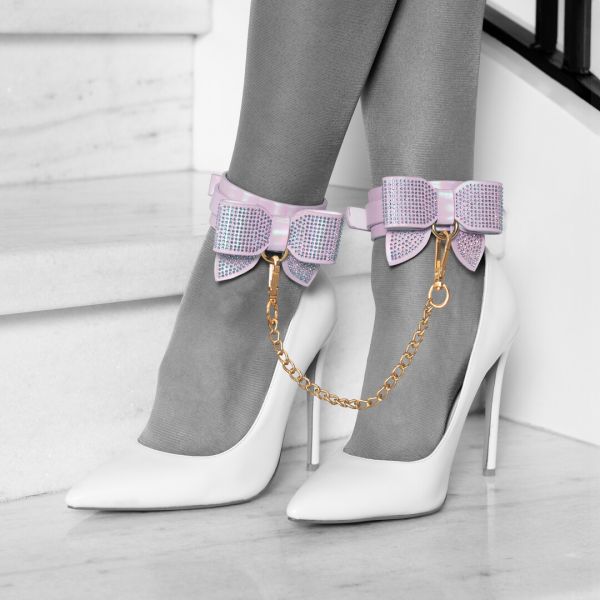 Esposas de pierna de colección Paris Ouch! rosa