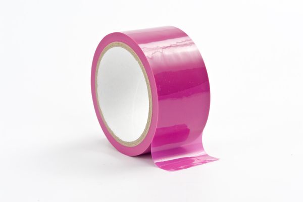 Cinta de bondage rosa Ouch! PVC autoadhesiva restricción