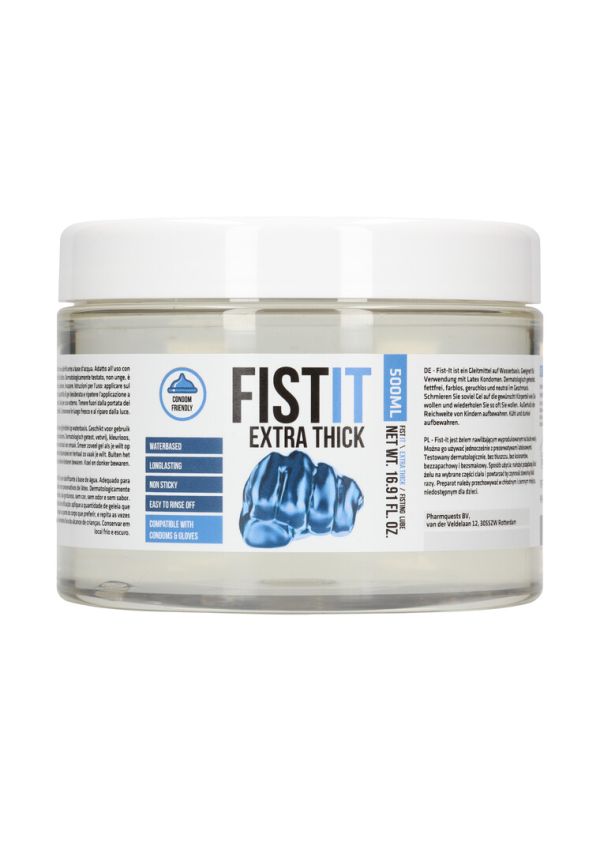 Lubricante Extra Espeso Fist It Bote Transparente 500 ml