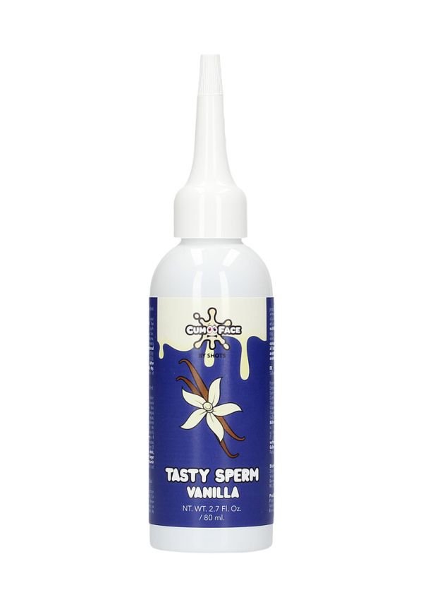 Líquido Cum Face Vanilla similar al cum, botella 80 ml