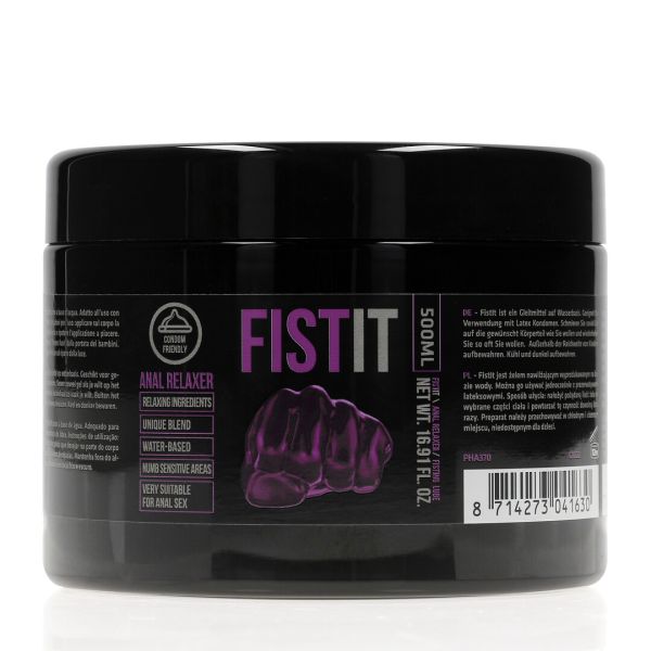 Fist It Lubricante Relajante Anal Negro Audaz 500ml