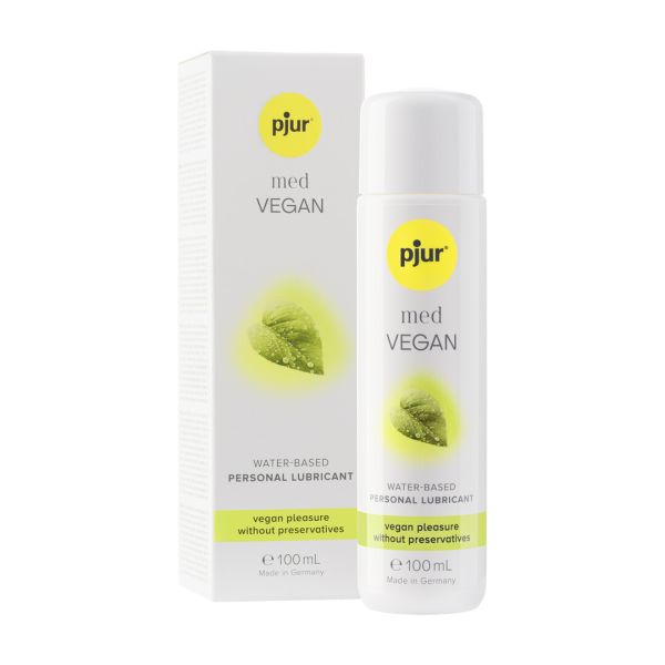 Lubricante Base Agua Pjur Med Vegano 100ml Certificado