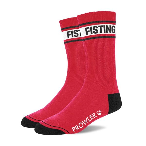 Prowler Red Calcetines de algodón Fisting rojo negro