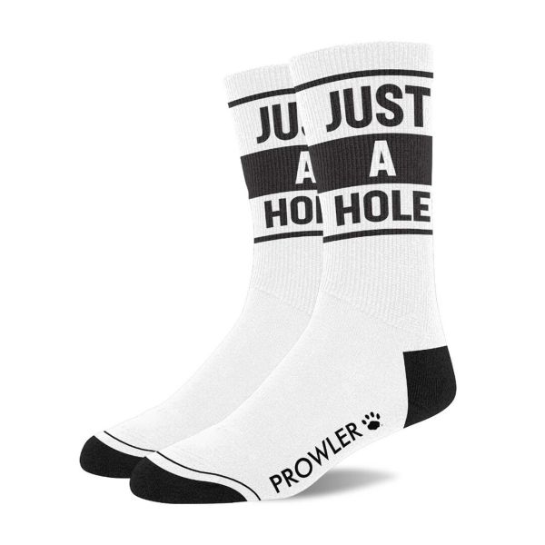 Calcetines agujero provocativo Prowler blanco