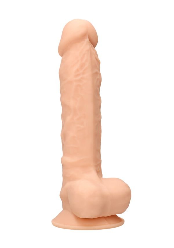 Dildo realista con testículos RealRock silicona 23 cm