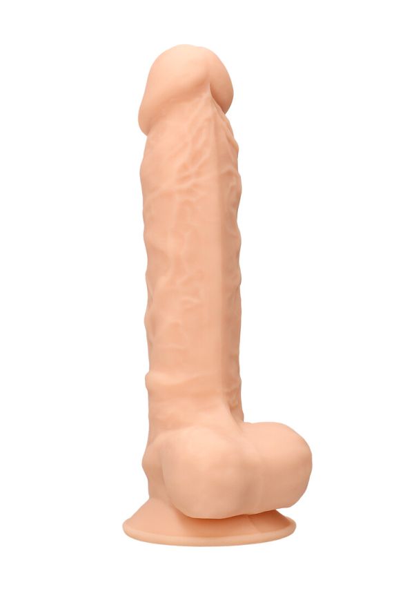 Dildo realista con testículos RealRock silicona 23 cm