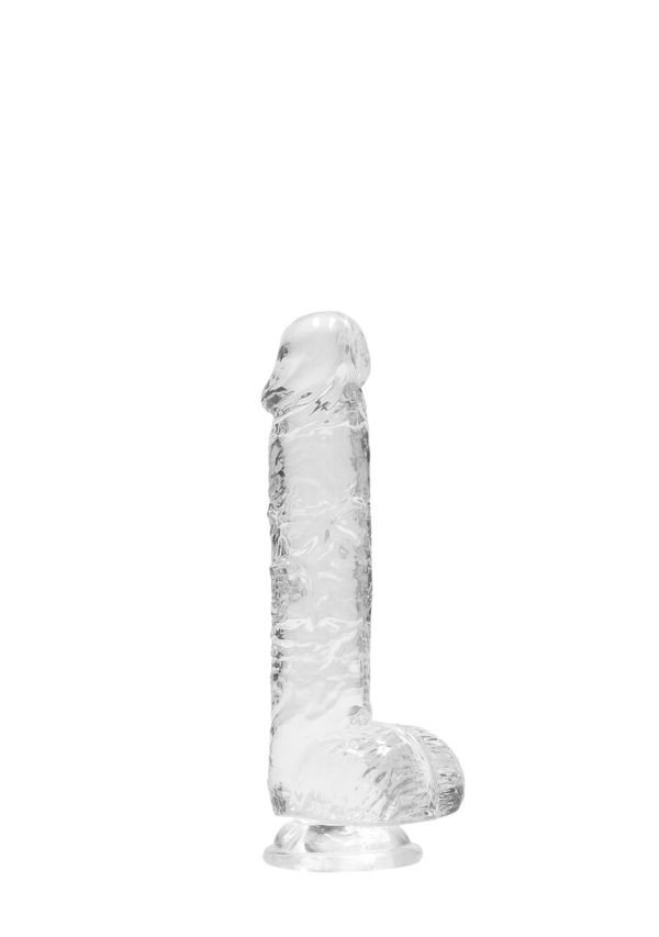 RealRock by Shots Dildo Transparente Crystal Clear 15cm