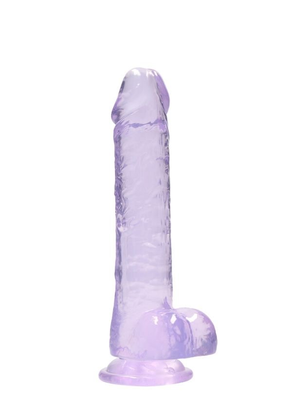 Dildo más grande púrpura RealRock 16cm largo