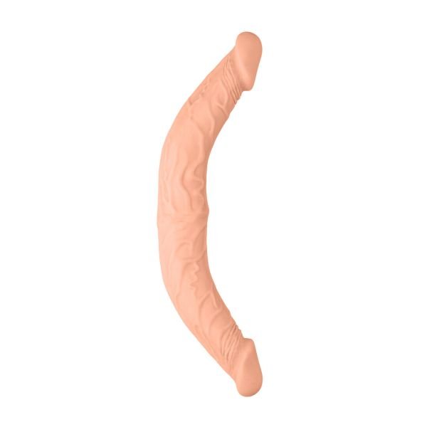 RealRock Dildo Doble Realista, Carne 36 cm