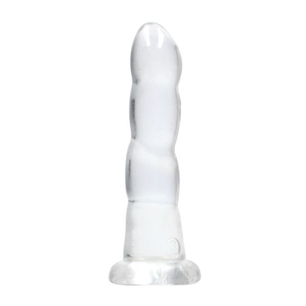 Dildo claro con ventosa RealRock by Shots 17cm
