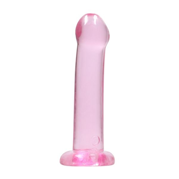 RealRock Dildo Redondeado Rosa con Ventosa