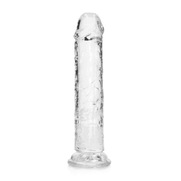 Dildo recto transparente RealRock 18cm medio