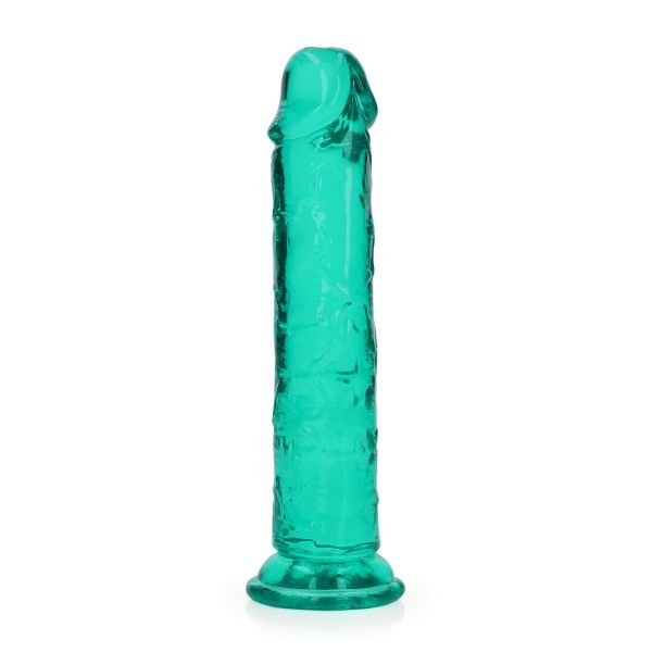 RealRock Dildo Recto Turquesa 18cm Ventosa