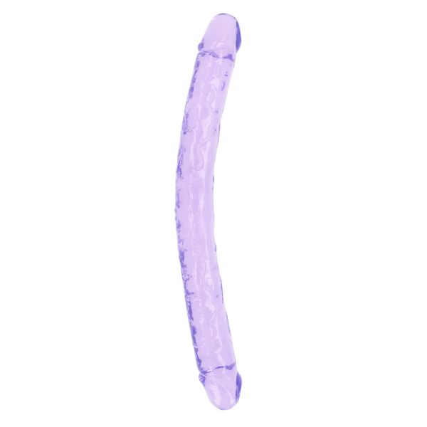 RealRock Dildo Doble Realista, Púrpura 45 cm