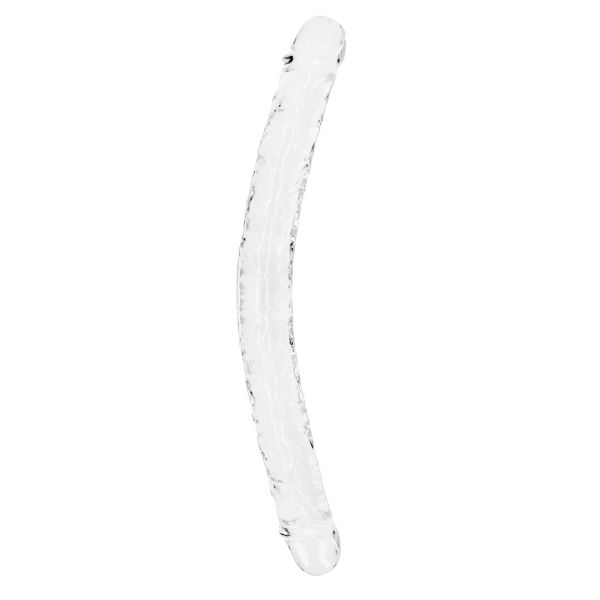 RealRock Dildo Doble Realista, Claro 45 cm