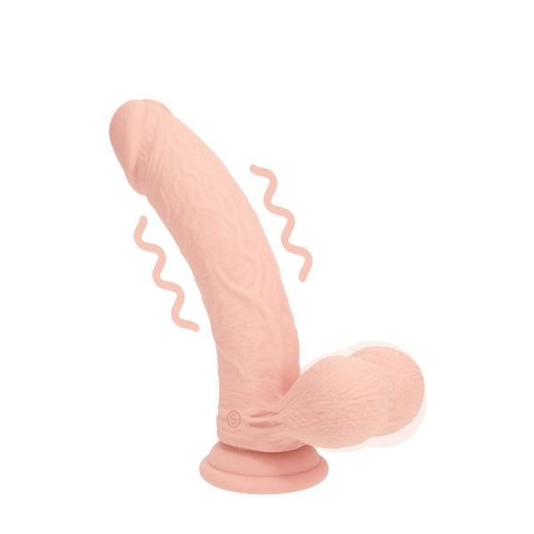 RealRock Vibrador Realista Dual Densidad Ponderado 15cm