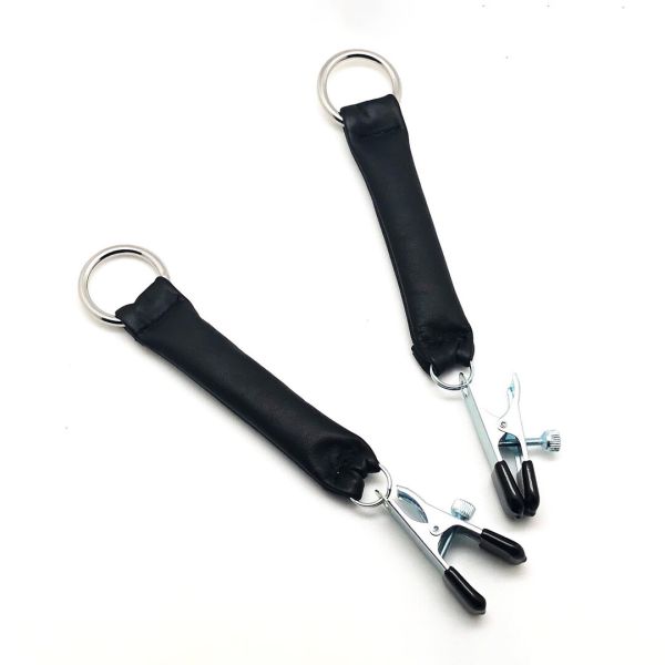 Pinza de pecho Red Leather, peso de cuero 80 gramos