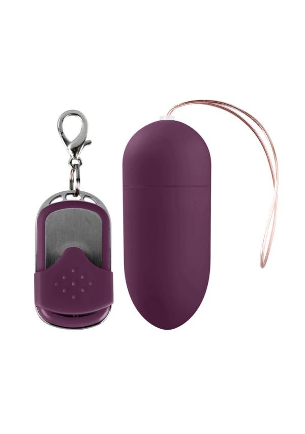 Shots Toys Huevo Vibrador Controlado Remoto 10 Velocidades, Grande Púrpura