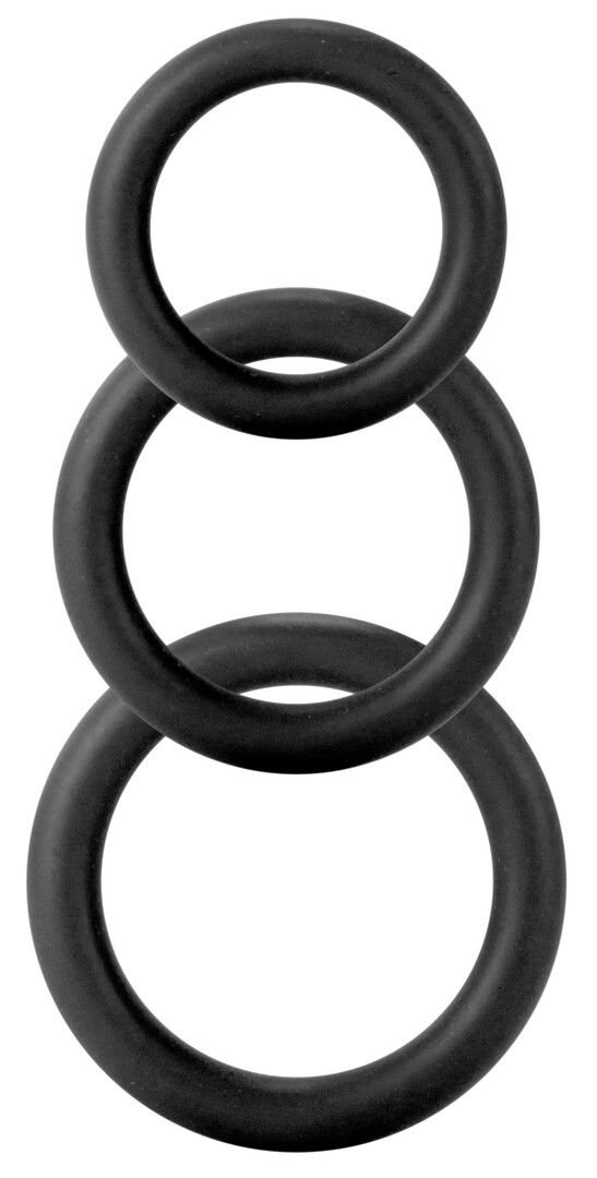 Trío de cockrings Shots Toys Twiddle súper elásticos