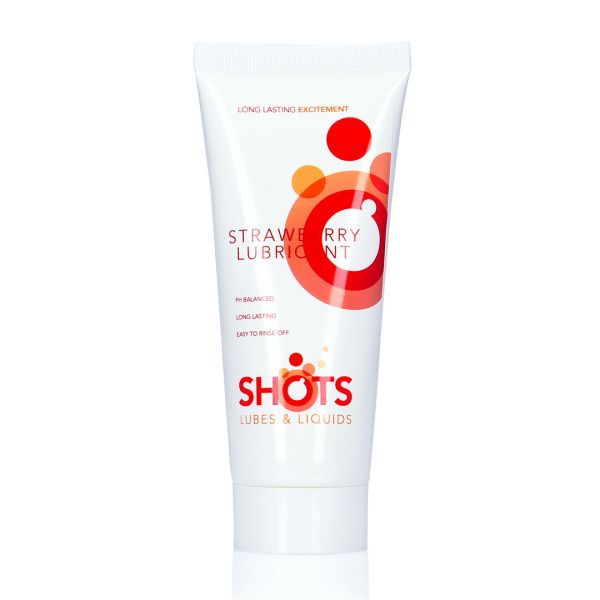 Lubricante Shots Lubes & Liquids Aroma Fresa 100 ml